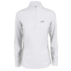 LADIES SHOW/COMPETITION POLO SHIRT BY EQUILINE, LONG SLEEVES, MOD. LEILA EQUILINE COL. WHITE LADIES SHOW/COMPETITION POLO SHIRT BY EQUILINE, LONG SLEEVES, MOD. LEILA EQUILINE COL. WHITE