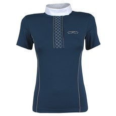 LADIES SHOW POLO SHIRT BY ANIMO. STAND UP COLLAR. SHORT SLEEVES WITH ZIP - MOD. BATTEN ANIMO - COL. BLUE AVIO LADIES SHOW POLO SHIRT BY ANIMO. STAND UP COLLAR. SHORT SLEEVES WITH ZIP - MOD. BATTEN ANIMO - COL. BLUE AVIO