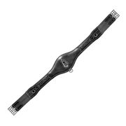 LEATHER BELLY GUARD GIRTH "CANDY SHAPE" WITH ELASTIC STRAPS LEATHER BELLY GUARD GIRTH "CANDY SHAPE" WITH ELASTIC STRAPS