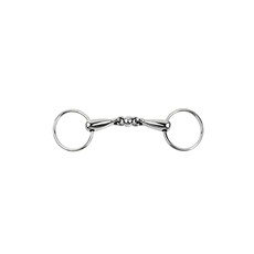 LOOSE RING BIT, TRIPLE-JOINTED WITH CENTRAL OLIVE – SARTORE LOOSE RING BIT, TRIPLE-JOINTED WITH CENTRAL OLIVE – SARTORE