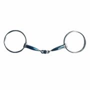 LOOSE RING BIT, TRIPLE-JOINTED WITH FLAT CENTER PIECE – EQUINE HORSE LOOSE RING BIT, TRIPLE-JOINTED WITH FLAT CENTER PIECE – EQUINE HORSE