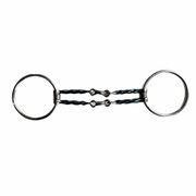 LOOSE RING BIT WITH Double Twist, Triple-Jointed LOOSE RING BIT WITH Double Twist, Triple-Jointed