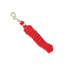 LUNGHINA LUNGA CM 300 ROSSO CON MOSCHETTONE OTTONE LUNGHINA LUNGA CM 300 ROSSO CON MOSCHETTONE OTTONE