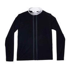 MAGLIA BIMBO MANICA LUNGA CON DETTAGLI A CONTRASTO MAGLIA BIMBO MANICA LUNGA CON DETTAGLI A CONTRASTO