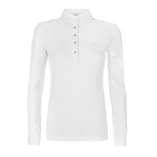 MAGLIA DA CONCORSO DONNA MANICA LUNGA CON BOTTONI COLORE BIANCO MAGLIA DA CONCORSO DONNA MANICA LUNGA CON BOTTONI COLORE BIANCO