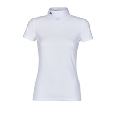 MAGLIA DA EQUITAZIONE DONNA MANICA CORTA JANE MAKEBE BIANCO MAGLIA DA EQUITAZIONE DONNA MANICA CORTA JANE MAKEBE BIANCO