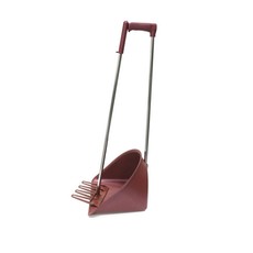 MANURE COLLECTOR WITH ERGONOMIC HANDLE AND INCLUDED RAKE MANURE COLLECTOR WITH ERGONOMIC HANDLE AND INCLUDED RAKE