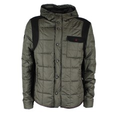 MEN HIGH TECH DOWN JACKET BY CAVALLERIA TOSCANA KING GREY WITH BLACK DETAILS MEN HIGH TECH DOWN JACKET BY CAVALLERIA TOSCANA KING GREY WITH BLACK DETAILS
