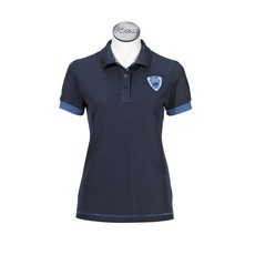 NORA WOMEN’S HALF-SLEEVED POLO SHIRT BLUE PIKEUR BLUE NORA WOMEN’S HALF-SLEEVED POLO SHIRT BLUE PIKEUR BLUE