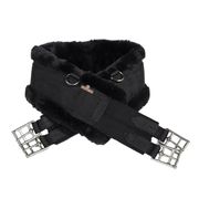 NYLON GIRTH WITH SHEEPSKIN BLACK KENTUCKY NYLON GIRTH WITH SHEEPSKIN BLACK KENTUCKY