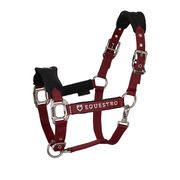NYLON HALTER WITH SHAPED FLEECE AND LEAD ROPE NYLON HALTER WITH SHAPED FLEECE AND LEAD ROPE