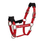 NYLON HALTER WITH SHAPED FLEECE AND LEAD ROPE NYLON HALTER WITH SHAPED FLEECE AND LEAD ROPE