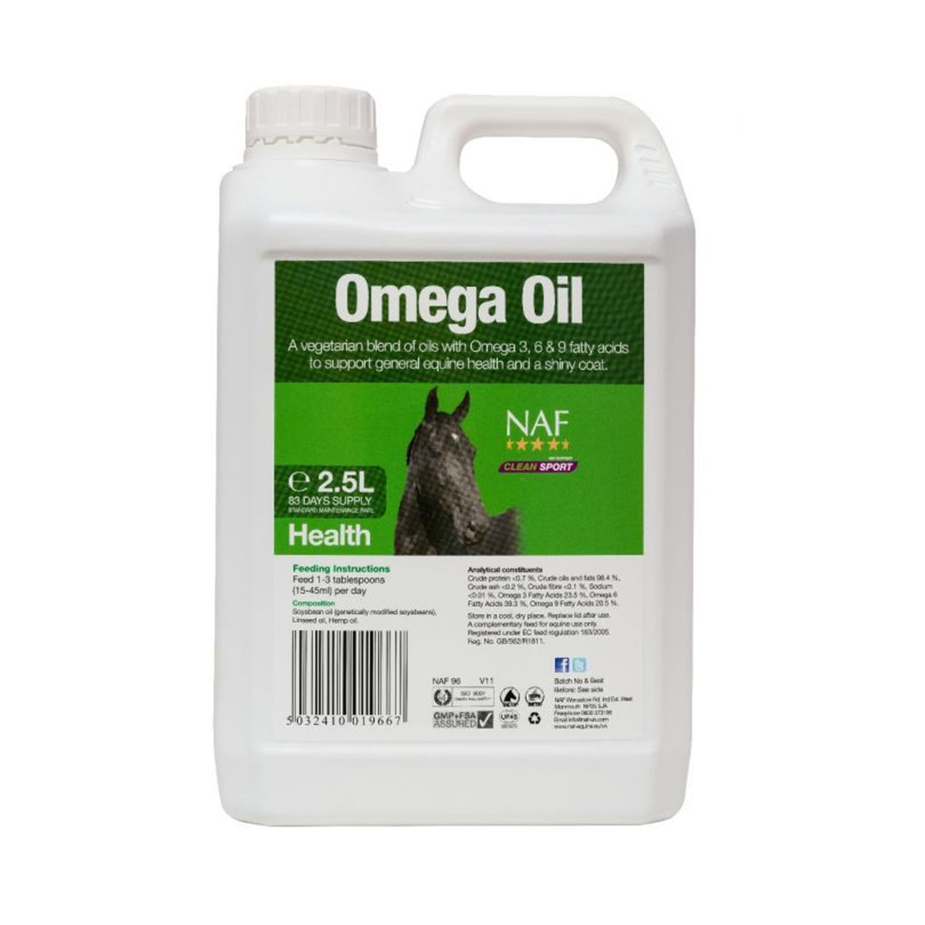 Linseed oil for horses - HorseFlex - Rich in omega 3 and 6 fatty acids