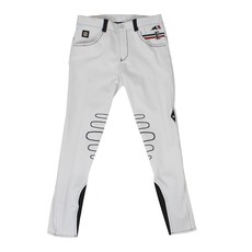 PANTALONE BIMBO FULL GRIP JAY EQUILINE BIANCO/BLU PANTALONE BIMBO FULL GRIP JAY EQUILINE BIANCO/BLU