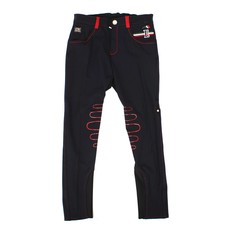 PANTALONE BIMBO FULL GRIP JAY EQUILINE BLU/ROSSO PANTALONE BIMBO FULL GRIP JAY EQUILINE BLU/ROSSO