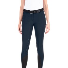 PANTALONE DA EQUITAZIONE DONNA CON GRIP AL GINOCCHIO BLU PANTALONE DA EQUITAZIONE DONNA CON GRIP AL GINOCCHIO BLU