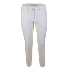 PANTALONE DA EQUITAZIONE DONNA CON INSERTO GRIPPANTE IN CONTRASTO Mod. NADIA/ANIMO Col. BIANCO PANTALONE DA EQUITAZIONE DONNA CON INSERTO GRIPPANTE IN CONTRASTO Mod. NADIA/ANIMO Col. BIANCO