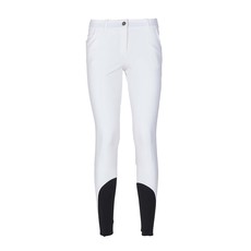 PANTALONE DONNA CON GRIP AL GINOCCHIO FRANZI EQUILINE BIANCO PANTALONE DONNA CON GRIP AL GINOCCHIO FRANZI EQUILINE BIANCO