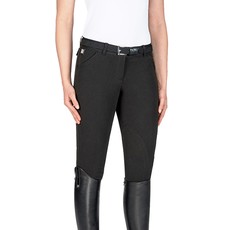 PANTALONE DONNA CON TOPPA AL GINOCCHIO BOSTON EQUILINE NERO PANTALONE DONNA CON TOPPA AL GINOCCHIO BOSTON EQUILINE NERO
