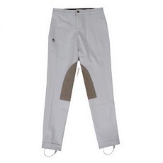 PANTALONE JUNIOR JODHPUR CON INSERTO IN ALCANTARA CAVALLERIA TOSCANA Col. BIANCO PANTALONE JUNIOR JODHPUR CON INSERTO IN ALCANTARA CAVALLERIA TOSCANA Col. BIANCO