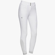 PANTALONI DA EQUITAZIONE DONNA FULL GRIP VITA ALTA CAVALLERIA TOSCANA BIANCO PANTALONI DA EQUITAZIONE DONNA FULL GRIP VITA ALTA CAVALLERIA TOSCANA BIANCO