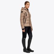PIUMINO DONNA TRAPUNTATO OPACO CAVALLERIA TOSCANA MOKA CHIARO PIUMINO DONNA TRAPUNTATO OPACO CAVALLERIA TOSCANA MOKA CHIARO