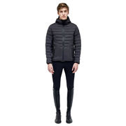 PIUMINO UOMO CON CAPPUCCIO RIMOVIBILE R-EVO BLU PIUMINO UOMO CON CAPPUCCIO RIMOVIBILE R-EVO BLU