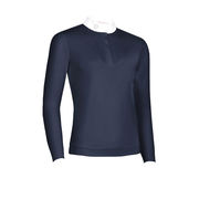 POLO DA COMPETIZIONE DONNA MANICA LUNGA FAUSTINE BLU POLO DA COMPETIZIONE DONNA MANICA LUNGA FAUSTINE BLU