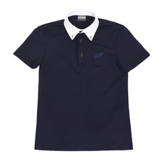 POLO DA CONCORSO BIMBO MEZZA MANICA IN PIQUET COLORE OMBRA POLO DA CONCORSO BIMBO MEZZA MANICA IN PIQUET COLORE OMBRA