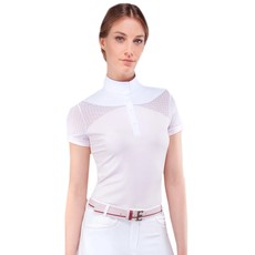 POLO DA EQUITAZIONE DONNA MANICA CORTA MOD.EDEN ORCHIDEA POLO DA EQUITAZIONE DONNA MANICA CORTA MOD.EDEN ORCHIDEA