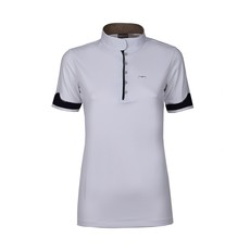 POLO DA EQUITAZIONE MEZZA MANICA DONNA ANIMO COLLO COREANA CON BOTTONI MOD.BOLKA COL.BIANCO POLO DA EQUITAZIONE MEZZA MANICA DONNA ANIMO COLLO COREANA CON BOTTONI MOD.BOLKA COL.BIANCO