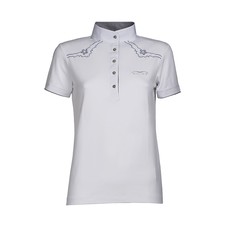 POLO DONNA COREANA MANICA CORTA CON INSERTO FANTASIA E SWAROVSKI ANIMO POLO DONNA COREANA MANICA CORTA CON INSERTO FANTASIA E SWAROVSKI ANIMO