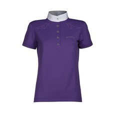 POLO DONNA COREANA MANICA CORTA CON INSERTO FANTASIA E SWAROVSKI ANIMO POLO DONNA COREANA MANICA CORTA CON INSERTO FANTASIA E SWAROVSKI ANIMO