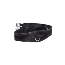 POLYURETAHNE GIRTH WITH ELASTIC BLACK POLYURETAHNE GIRTH WITH ELASTIC BLACK