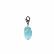 PORTAFORTUNA LUCKY CHARM STONE AZZURRO POLVERE KENTUCKY PORTAFORTUNA LUCKY CHARM STONE AZZURRO POLVERE KENTUCKY