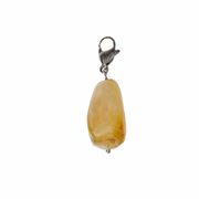 PORTAFORTUNA LUCKY CHARM STONE MARRONE CHIARO KENTUCKY PORTAFORTUNA LUCKY CHARM STONE MARRONE CHIARO KENTUCKY
