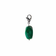 PORTAFORTUNA LUCKY CHARM STONE VERDE SCURO KENTUCKY PORTAFORTUNA LUCKY CHARM STONE VERDE SCURO KENTUCKY