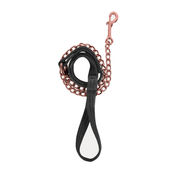 REDINI MORBIDE CON CATENA 90 CM + 75 CM NERO E ROSA DORATO REDINI MORBIDE CON CATENA 90 CM + 75 CM NERO E ROSA DORATO