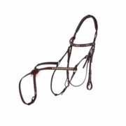 RIVIERA MESSICANA HEADPIECE PARIANI WITH CLINCHER DECORATION ON BROWBAND AND NOSEBAND RIVIERA MESSICANA HEADPIECE PARIANI WITH CLINCHER DECORATION ON BROWBAND AND NOSEBAND