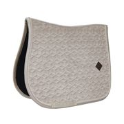 SADDLE PAD BASIC VELVET JUMPING BEIGE KENTUCKY SADDLE PAD BASIC VELVET JUMPING BEIGE KENTUCKY