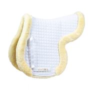 SADDLE PAD HUNTER VEGAN SHEEPSKIN JUMPING WHITE KENTUCKY SADDLE PAD HUNTER VEGAN SHEEPSKIN JUMPING WHITE KENTUCKY