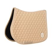SADDLE PAD ONION QUILT 3D LOGO JUMPING BEIGE KENTUCKY SADDLE PAD ONION QUILT 3D LOGO JUMPING BEIGE KENTUCKY