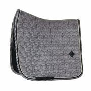 SADDLE PAD PIED-DE-POULE DRESSAGE BLACK KENTUKY SADDLE PAD PIED-DE-POULE DRESSAGE BLACK KENTUKY