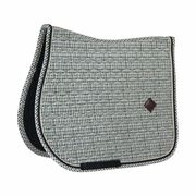 SADDLE PAD PIED-DE-POULE JUMPING BROWN KENTUCKY SADDLE PAD PIED-DE-POULE JUMPING BROWN KENTUCKY