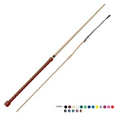 SEMI-RIGID DRESSAGE WHIP WITH LEATHER GRIP HANDLE SEMI-RIGID DRESSAGE WHIP WITH LEATHER GRIP HANDLE