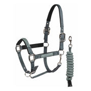 EQUESTRO Capezza cavezza longhina lunghina cavallo COB nylon blu