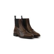 SHORT BOOTS FRONT ZIPPER DY'ON BROWN SHORT BOOTS FRONT ZIPPER DY'ON BROWN