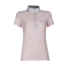 SHORT SLEEVED PIQUET COMPETITION POLO ANIMO WITH CONTRASTING SEAMS Women Pink SHORT SLEEVED PIQUET COMPETITION POLO ANIMO WITH CONTRASTING SEAMS Women Pink