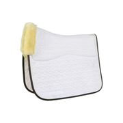 SKIN FRIENDLY SADDLE PAD DRESSAGE STAR QUILTING WHITE SKIN FRIENDLY SADDLE PAD DRESSAGE STAR QUILTING WHITE