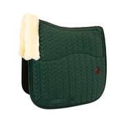 SKIN FRIENDLY SADDLE PAD VELVET DRESSAGE PINE GREEN KENTUCKY SKIN FRIENDLY SADDLE PAD VELVET DRESSAGE PINE GREEN KENTUCKY